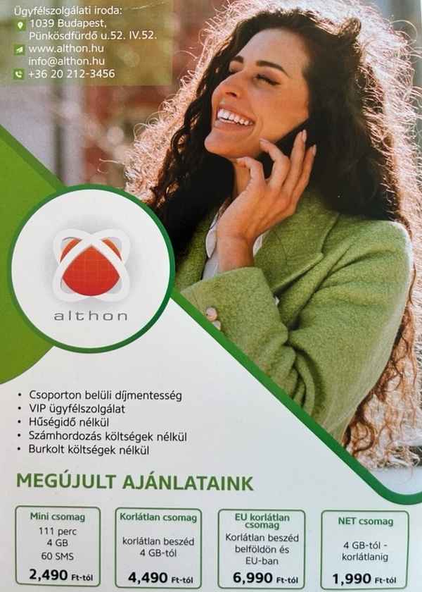 Megújult Althon-Liga tarifacsomag 